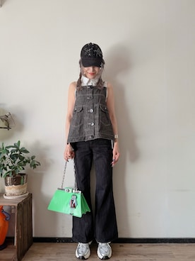 「chuclla（チュクラ）のアイテム」を使った、saraさん（レディース・156cm）の夏コーディネート