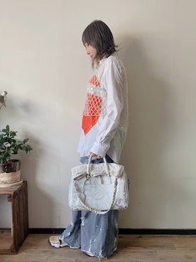 「アイテム（その他トップス）」を使った、saraさん（レディース・156cm）の秋コーディネート