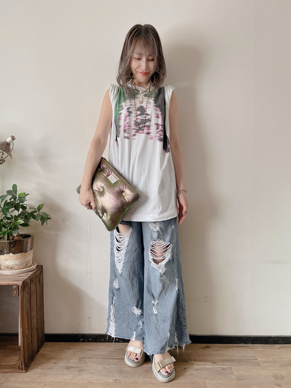 DRIS VAN NOTEN オリーブグリーン キルティングスウェット DRIS VAN NOTEN オリーブグリーン キルティングスウェット 楽天