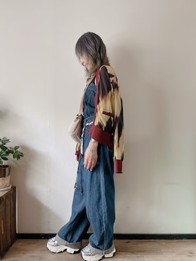 「HERMES（エルメス）のアイテム」を使った、saraさん（レディース・156cm）の春コーディネート