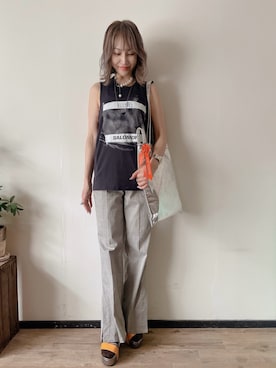 saraさん（レディース・156cm）の夏コーディネート