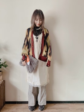 「PAGEBOY（ページボーイ）のアイテム」を使った、saraさん（レディース・156cm）の冬コーディネート