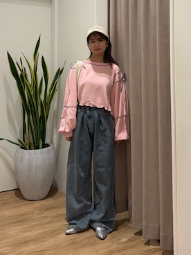 土屋莉央さん（レディース・151cm）の秋コーディネート