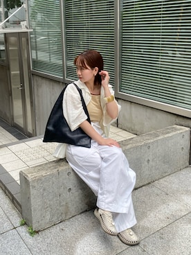 土屋莉央さん(レディース・151cm)の夏コーディネート