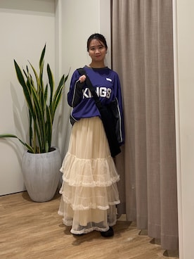 土屋莉央さん(レディース・151cm)の秋コーディネート