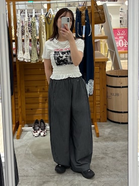 土屋莉央さん(レディース・151cm)の夏コーディネート