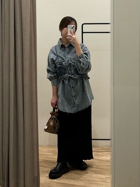 土屋莉央さん（レディース・151cm）の秋コーディネート