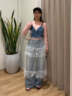 土屋莉央さん（レディース・151cm）の秋コーディネート