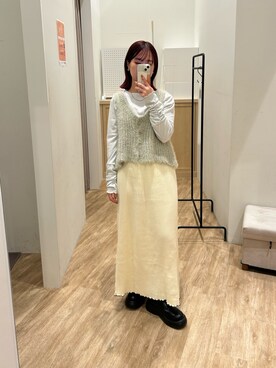 土屋莉央さん(レディース・151cm)の秋コーディネート
