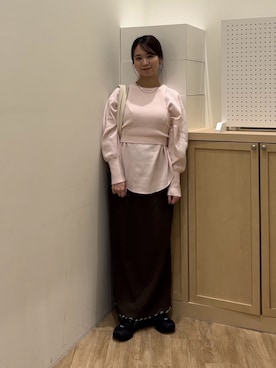 土屋莉央さん（レディース・151cm）の秋コーディネート
