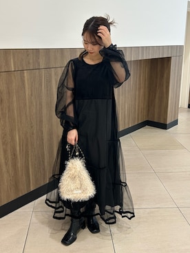 土屋莉央さん（レディース・151cm）の秋コーディネート