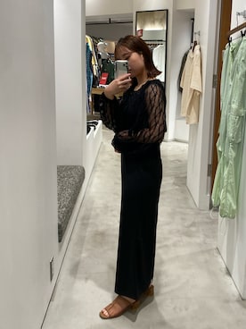 土屋莉央さん(レディース・151cm)の夏コーディネート