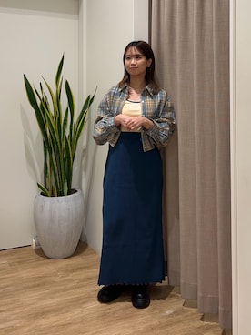 土屋莉央さん(レディース・151cm)の秋コーディネート