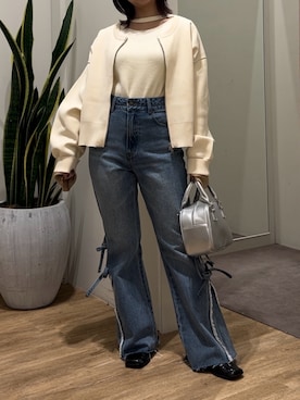 土屋莉央さん（レディース・151cm）の冬コーディネート