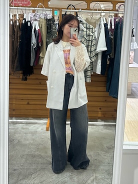 土屋莉央さん(レディース・151cm)の春コーディネート