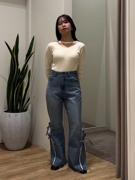 土屋莉央さん（レディース・151cm）の冬コーディネート