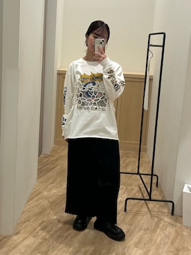 土屋莉央さん(レディース・151cm)の冬コーディネート