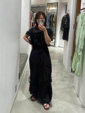 「アイテム（その他トップス）」を使った、土屋莉央さん（レディース・151cm・20代）の夏コーディネート