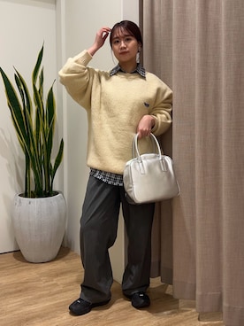 土屋莉央さん（レディース・151cm）の冬コーディネート