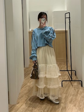 土屋莉央さん（レディース・151cm）の秋コーディネート