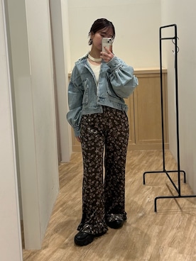 土屋莉央さん（レディース・151cm）の冬コーディネート