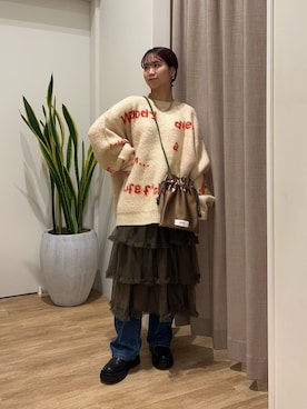 土屋莉央さん（レディース・151cm）の秋コーディネート