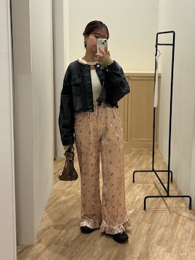 土屋莉央さん(レディース・151cm)の冬コーディネート