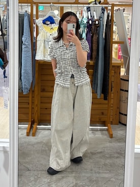 土屋莉央さん(レディース・151cm)の夏コーディネート