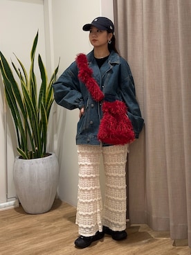 土屋莉央さん（レディース・151cm）の秋コーディネート