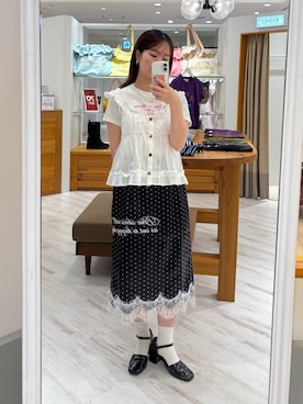 土屋莉央さん(レディース・151cm)の夏コーディネート