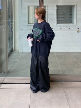 土屋莉央さん(レディース・151cm)の秋コーディネート