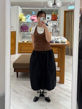 土屋莉央さん(レディース・151cm)の夏コーディネート