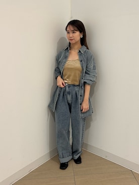 土屋莉央さん（レディース・151cm）の秋コーディネート