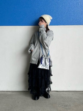 土屋莉央さん(レディース・151cm)の秋コーディネート