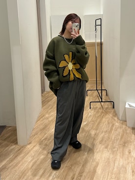 土屋莉央さん（レディース・151cm）の冬コーディネート