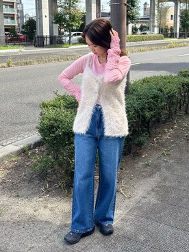 土屋莉央さん（レディース・151cm）の秋コーディネート