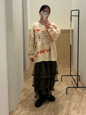 土屋莉央さん（レディース・151cm）の冬コーディネート