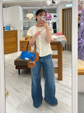 土屋莉央さん(レディース・151cm)の夏コーディネート