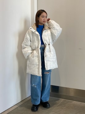 土屋莉央さん(レディース・151cm)の秋コーディネート