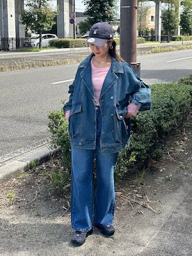 土屋莉央さん（レディース・151cm）の秋コーディネート