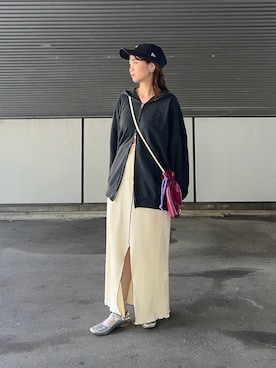 土屋莉央さん(レディース・151cm)の秋コーディネート
