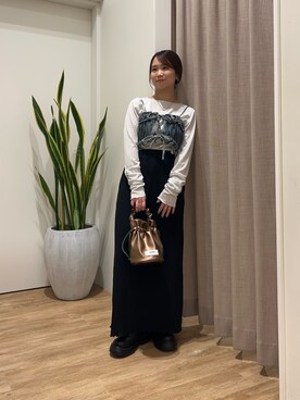 土屋莉央さん（レディース・151cm）の秋コーディネート