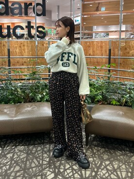 土屋莉央さん(レディース・151cm)の冬コーディネート