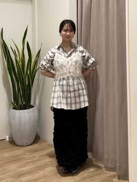 土屋莉央さん(レディース・151cm)の秋コーディネート
