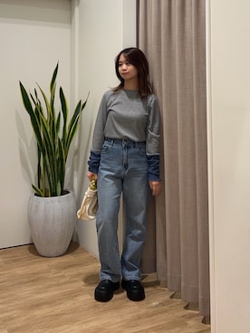 土屋莉央さん(レディース・151cm)の秋コーディネート