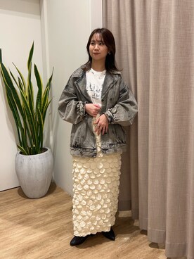 土屋莉央さん（レディース・151cm）の秋コーディネート