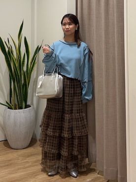 土屋莉央さん（レディース・151cm）の秋コーディネート