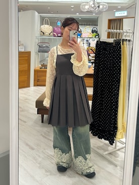 土屋莉央さん(レディース・151cm)の夏コーディネート