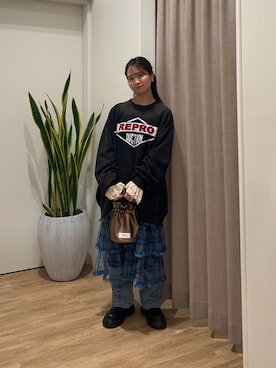 土屋莉央さん（レディース・151cm）の秋コーディネート