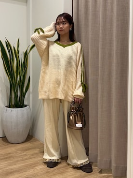 土屋莉央さん（レディース・151cm）の冬コーディネート